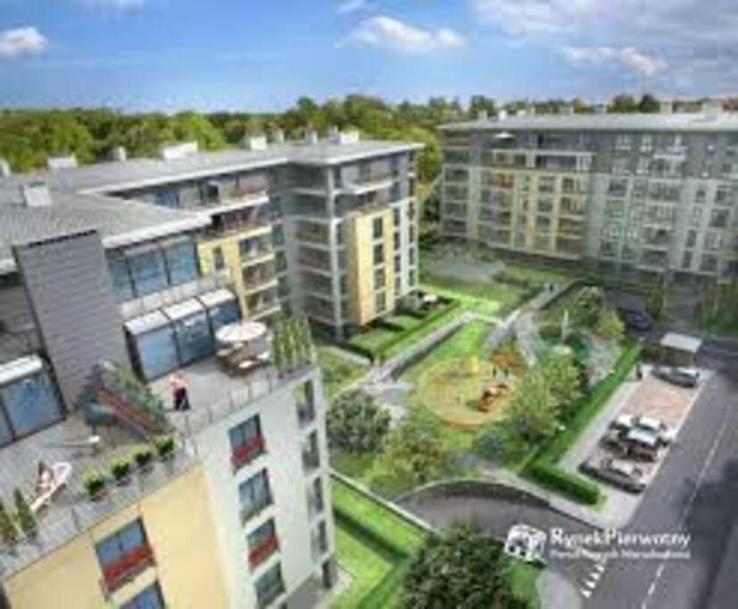 Warsaw King Size Apartment Dış mekan fotoğraf